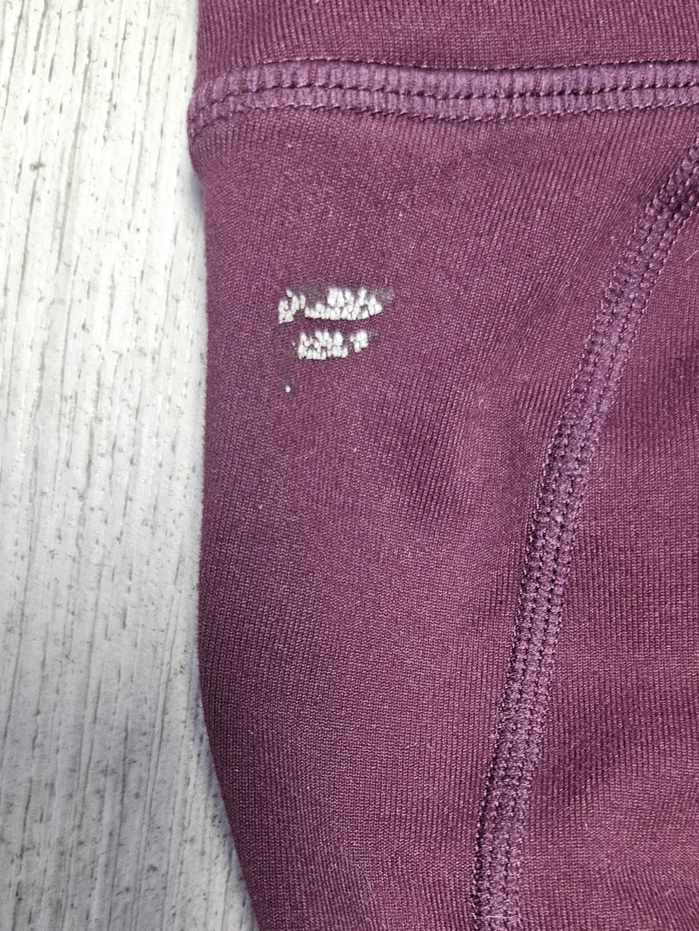 Fabletics Powerhold Leggings in Burgundy Maroon Leggings Mesh Pockets Size Small - Picture 7 of 7